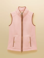 Joules Heritage Light Pink Fleece Gilet - Image 14 of 14