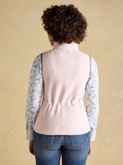 Joules Heritage Light Pink Fleece Gilet - Image 2 of 11