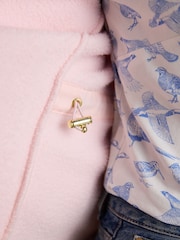 Joules Heritage Light Pink Fleece Gilet - Image 7 of 11