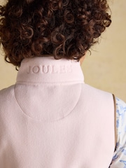 Joules Heritage Light Pink Fleece Gilet - Image 9 of 11