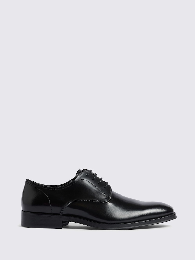 MOSS Black John Wilms Derby Shoes - Image 1 of 4