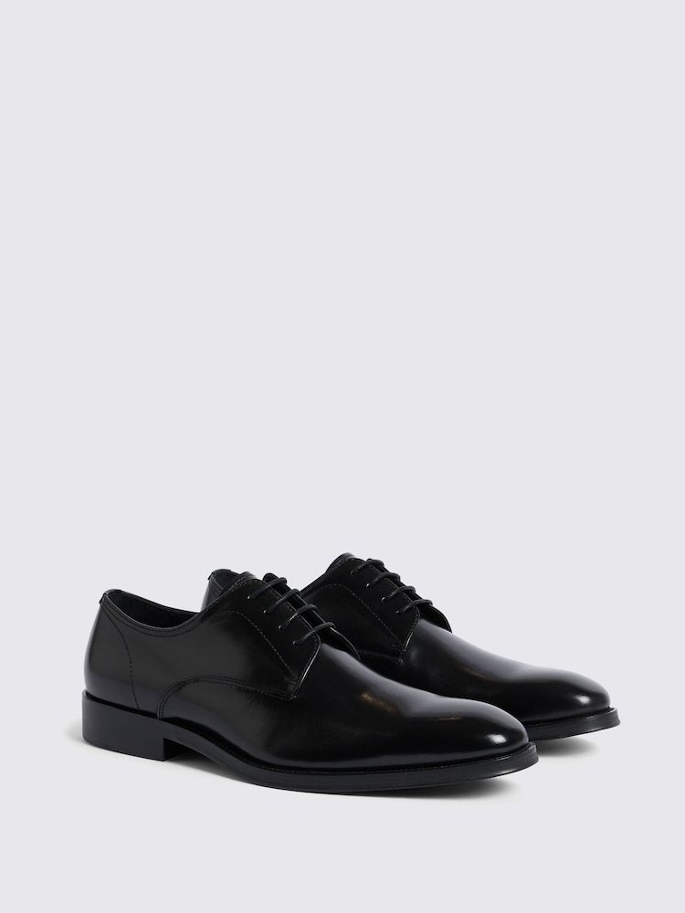 MOSS Black John Wilms Derby Shoes - Image 2 of 4