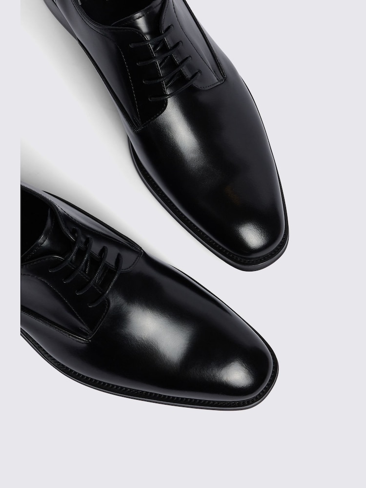 MOSS Black John Wilms Derby Shoes - Image 4 of 4