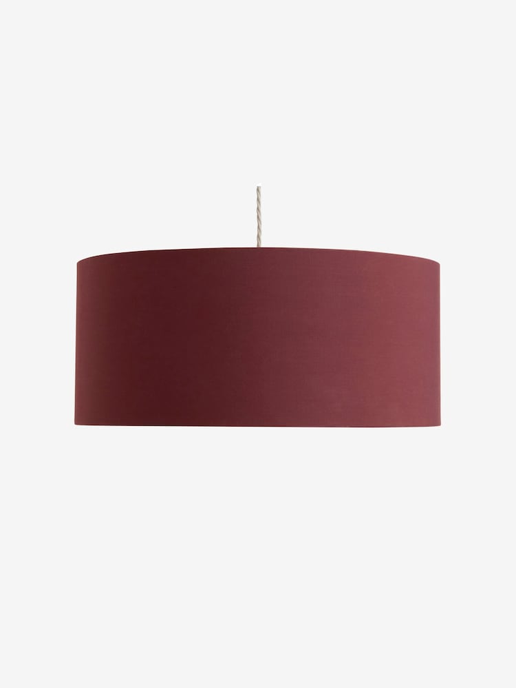 MADE.COM Brown Oro Pendant Drum Lamp Shade - Image 1 of 2