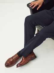 Tan Brown Oxford Wingcap Shoes - Image 1 of 1