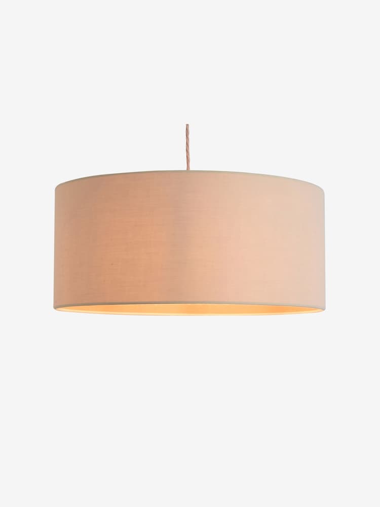MADE.COM Cream Oro Pendant Drum Lamp Shade - Image 5 of 5