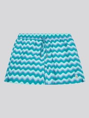 U.S. Polo Assn. Green Mens Wave Swim Shorts - Image 1 of 4