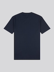 U.S. Polo Assn. Blue Mens Double Horsemen Graphic 100% Cotton T-Shirt - Image 2 of 3