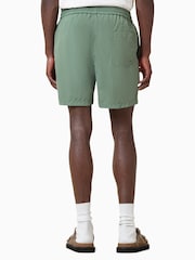 AllSaints Green Underground Swim Shorts - Image 8 of 10