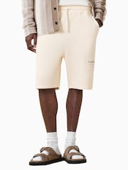 AllSaints White Undrgrnd 100% Organic Cotton Sweatshorts - Image 3 of 8
