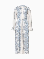 AllSaints Blue Delphine Shirt Dress - Image 5 of 5