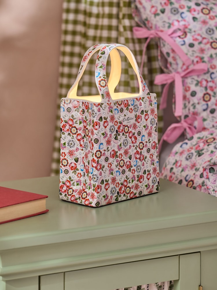 Cath Kidston Red/Blue Hand Bag Table Lamp - Image 1 of 4