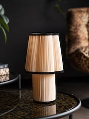 Rockett St George Cream/Black Rechargeable Mayfair Table Lamp - Image 3 of 6