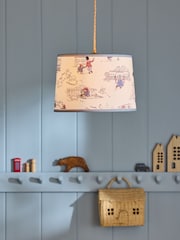 Cath Kidston White/Blue/Red x Paddington™ Easy Fit Drum Shade - Image 1 of 5