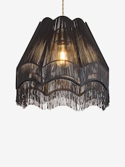 Clarke and Clarke Black Toulouse Easyfit Lamp Shade - Image 1 of 6