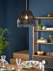 Clarke and Clarke Black Toulouse Easyfit Lamp Shade - Image 4 of 6
