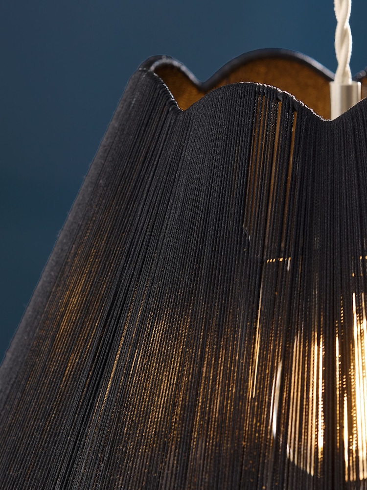 Clarke and Clarke Black Toulouse Easyfit Lamp Shade - Image 6 of 6