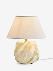 Nina Campbell Cream Corena Ripple Table Lamp - Image 4 of 4