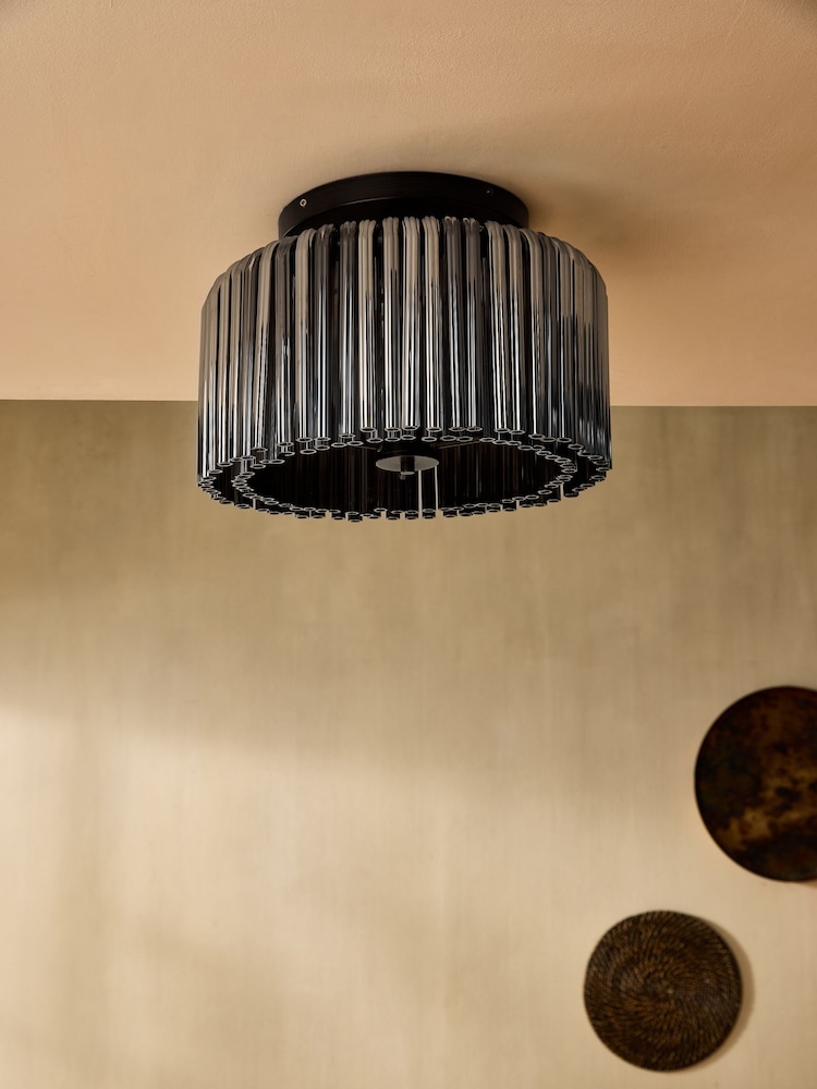 French Connection Grey Flush Fitting Sunaha Light - Image 2 of 4