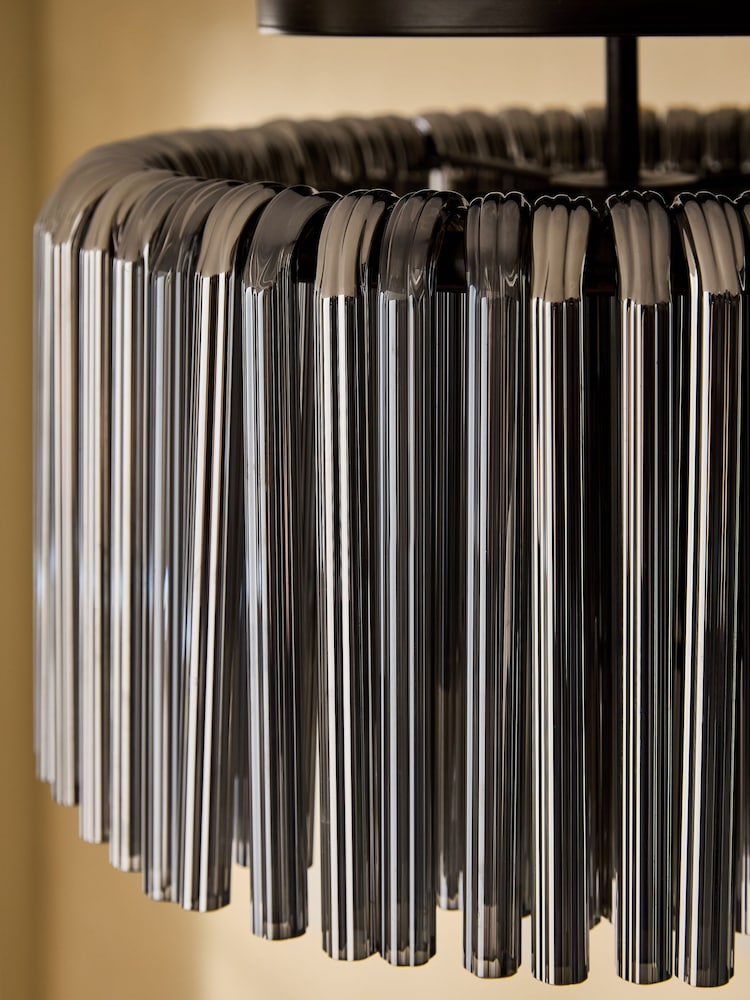 French Connection Grey Flush Fitting Sunaha Light - Image 4 of 4