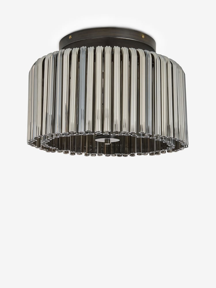 French Connection Grey Flush Fitting Sunaha Light - Image 6 of 6