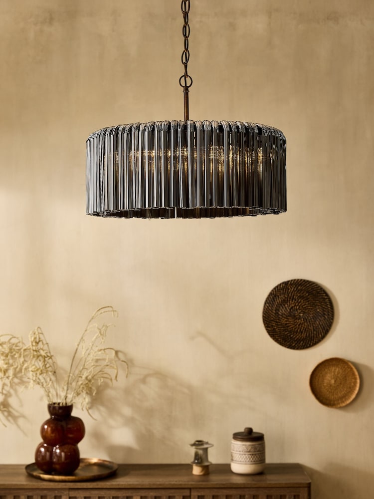 French Connection Grey Round Sunaha Light - Image 1 of 2