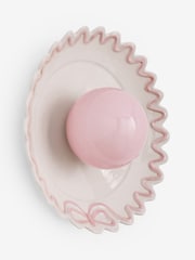 Cath Kidston Pink/Cream Scallop Bow Wall Plate Light - Image 6 of 6