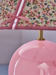 Cath Kidston Pink Bow Shade Orb Table Lamp - Image 4 of 4