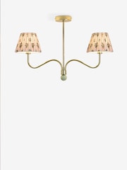 Cath Kidston Brass Crest 2 Light Pendant - Image 5 of 6