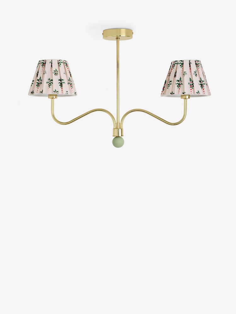 Cath Kidston Brass Crest 2 Light Pendant - Image 6 of 6