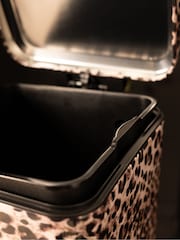 Rockett St George Leopard Print 30L Square Soft Close Pedal Bin - Image 5 of 5