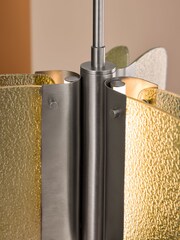 MADE.COM Silver/Green Sacha Pendant Light - Image 2 of 5