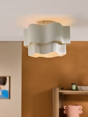 MADE.COM Cream Sydney Flush Light - Image 1 of 5