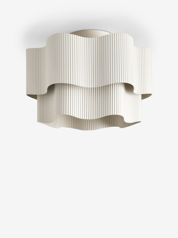 MADE.COM Cream Sydney Flush Light - Image 5 of 5