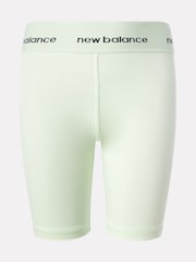 New Balance Green Girls Harmony High Rise Sport Cycle Shorts - Image 2 of 3