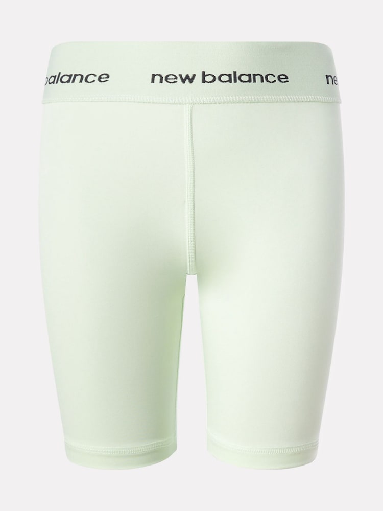New Balance Green Girls Harmony High Rise Sport Cycle Shorts - Image 2 of 3