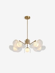 MADE.COM Brass Faci 5 Light Pendant in Brass - Image 4 of 5
