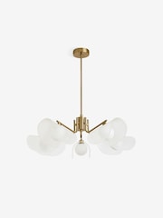 MADE.COM Brass Faci 5 Light Pendant in Brass - Image 5 of 5