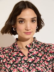 Baukjen Melie Printed Black Blouse - Image 3 of 4