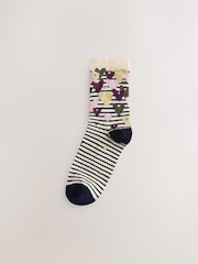 Pink Hearts Ankle Socks 5 Pack - Image 5 of 8