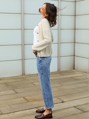 Baukjen Blue Nola Stretch Crop Straight Leg Jeans - Image 2 of 5