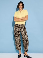 Baukjen Yellow Sasha 100% Cotton Short Sleeve Cardigan - Image 3 of 4