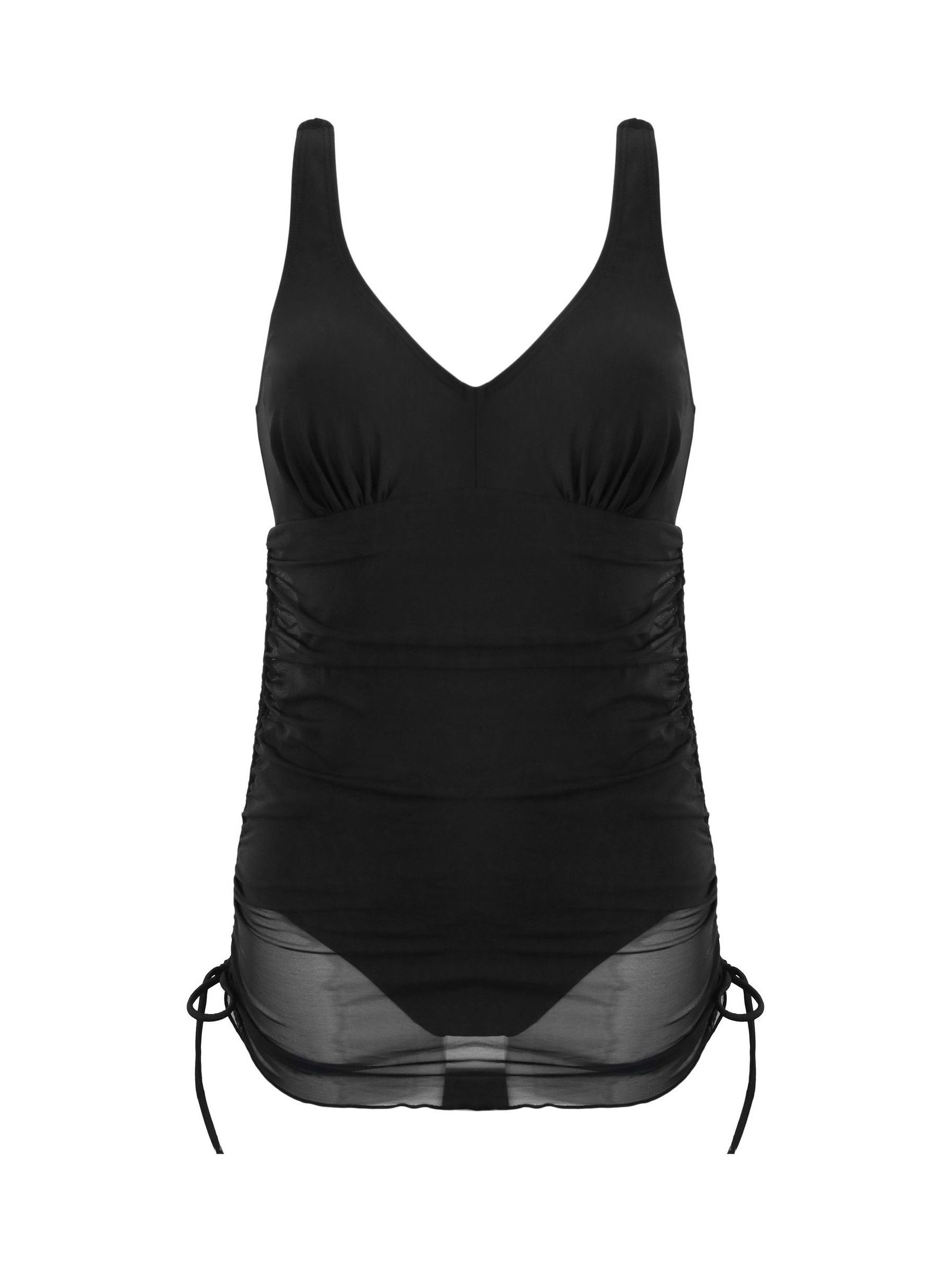 Buy Pour Moi Black Dubai Mesh Adjustable Tummy Control Skirted