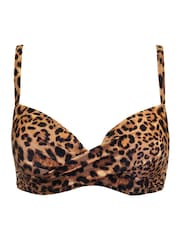 Pour Moi Black Padded Free Spirit Bikini Top - Image 3 of 4