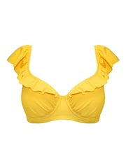Amarillo - Pour Moi Bermuda Underwired Frill Top - Imagen 3 de 4