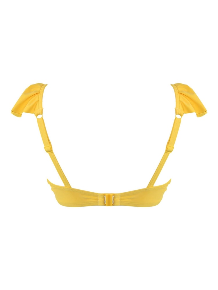 Amarillo - Pour Moi Bermuda Underwired Frill Top - Imagen 4 de 4