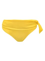 Pour Moi Yellow Tie Side Bermuda Foldover Briefs - Image 3 of 4