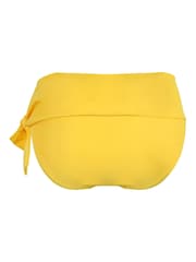 Pour Moi Yellow Tie Side Bermuda Foldover Briefs - Image 4 of 4