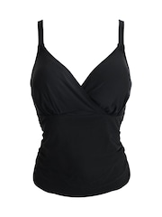Pour Moi Black Tankini Maya Bay Underwired Tie Bikini Top - Image 3 of 4