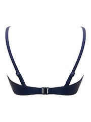 Pour Moi Blue Padded Palm Springs Bikini Top - Image 4 of 4